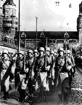 German Troops in Cologne in the 1930s